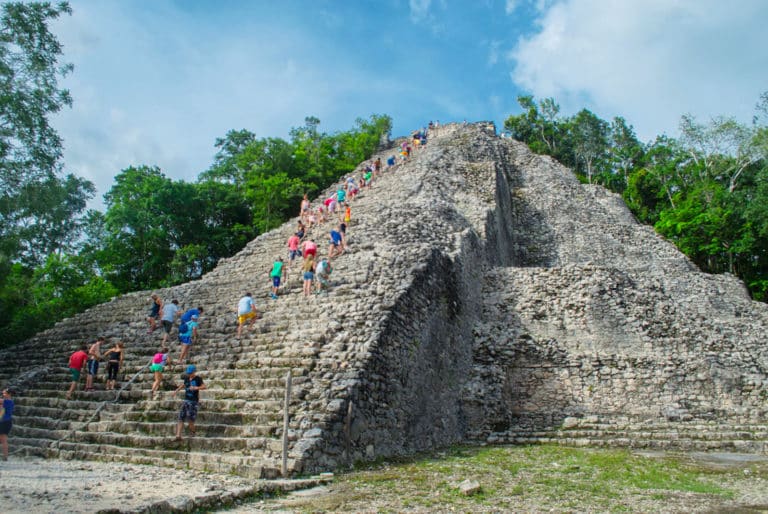 Coba Mayan Sunset Climb an ancient pyramid! / Grupo Sightseeing